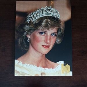 PRINCESS DIANA Elegant Tiara Portrait Post Card